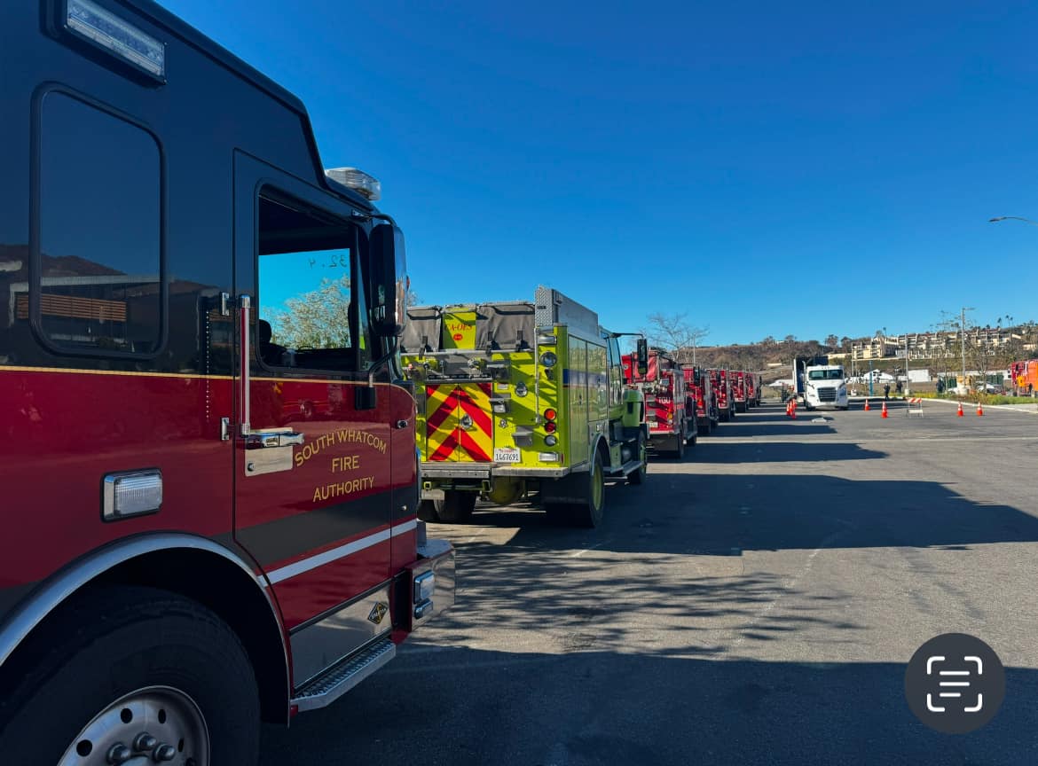 South Whatcom Fire Authority’s E22 Crew Joins Battle Against Palisades Fire in California