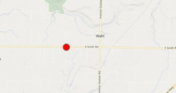 Location of incident. Photo courtesy of Washington State Patrol.