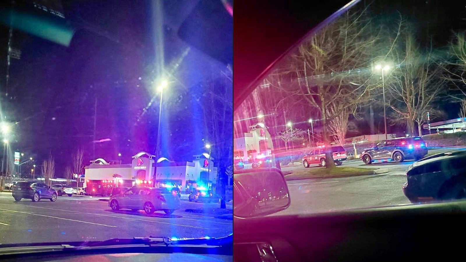 Emergency response at Taco Bell on Sunset Drive in Bellingham